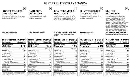 Gift #5 - Premium Gift Box - Nut Extravaganza