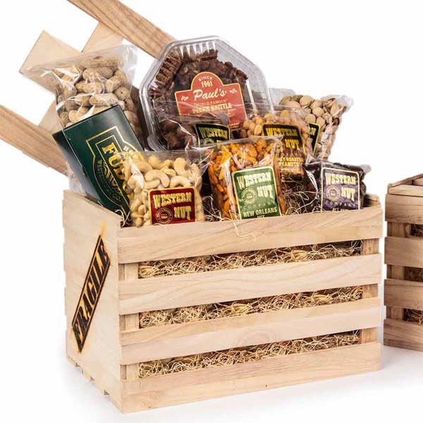 Wooden crate gift box new arrivals
