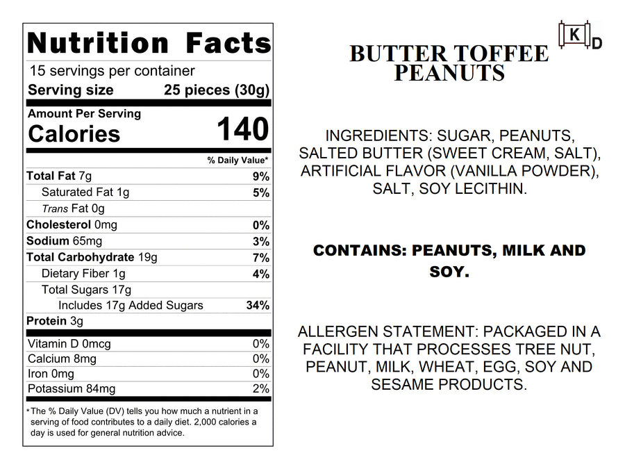 Butter Toffee Peanuts