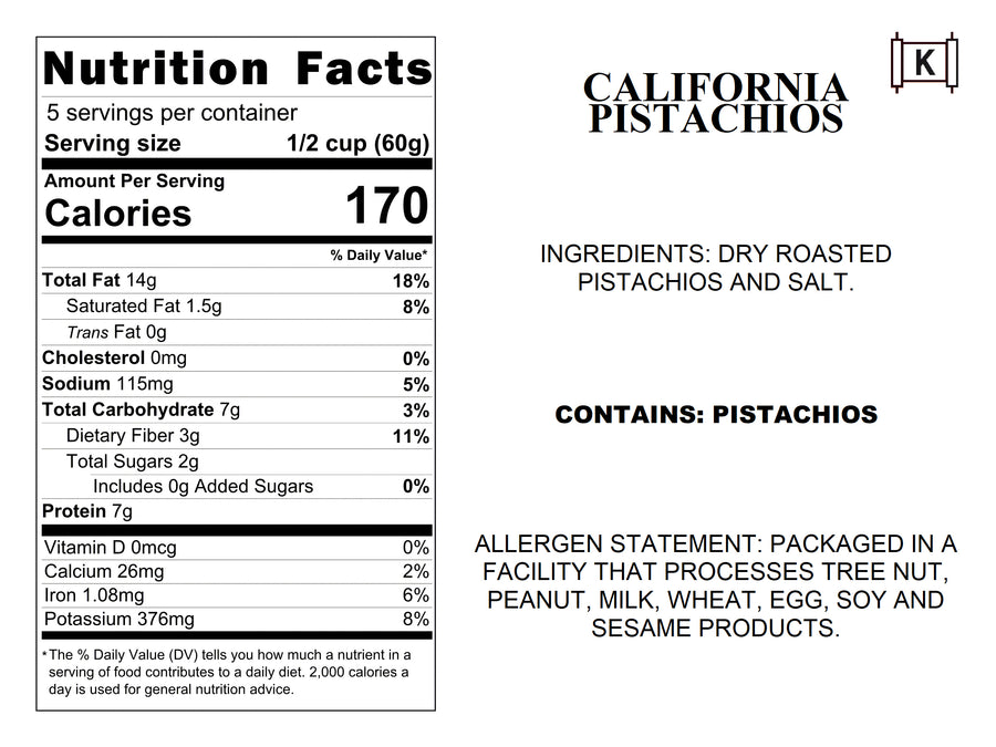 California Natural Pistachios