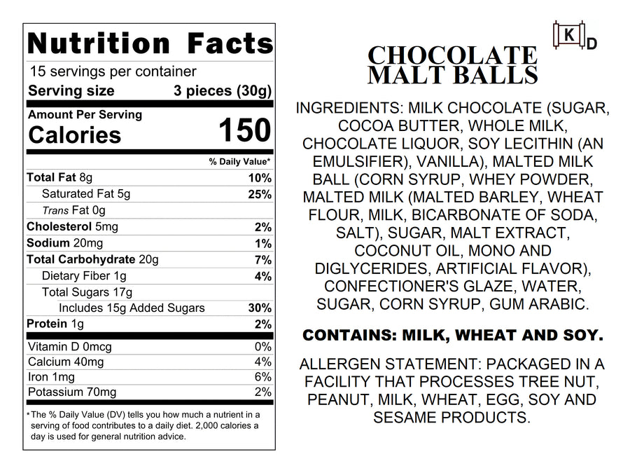 Chocolate Malt Balls
