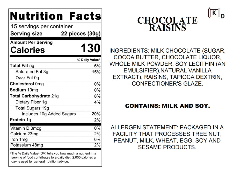 Chocolate Raisins