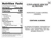Cinnamon Spiced Almonds