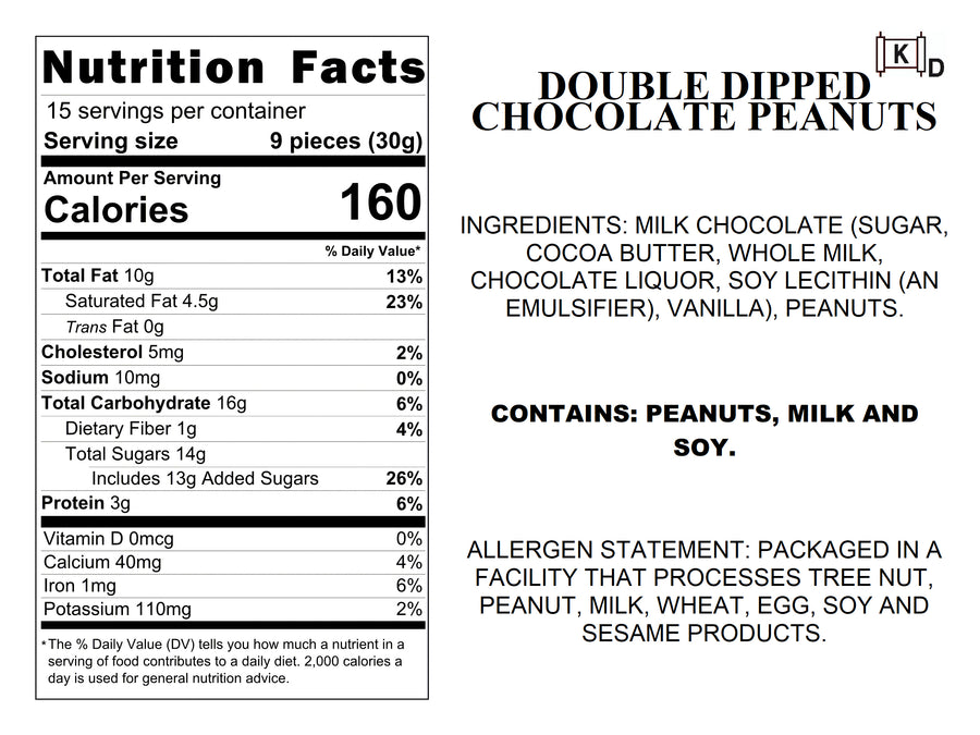 Double Dipped Chocolate Peanuts