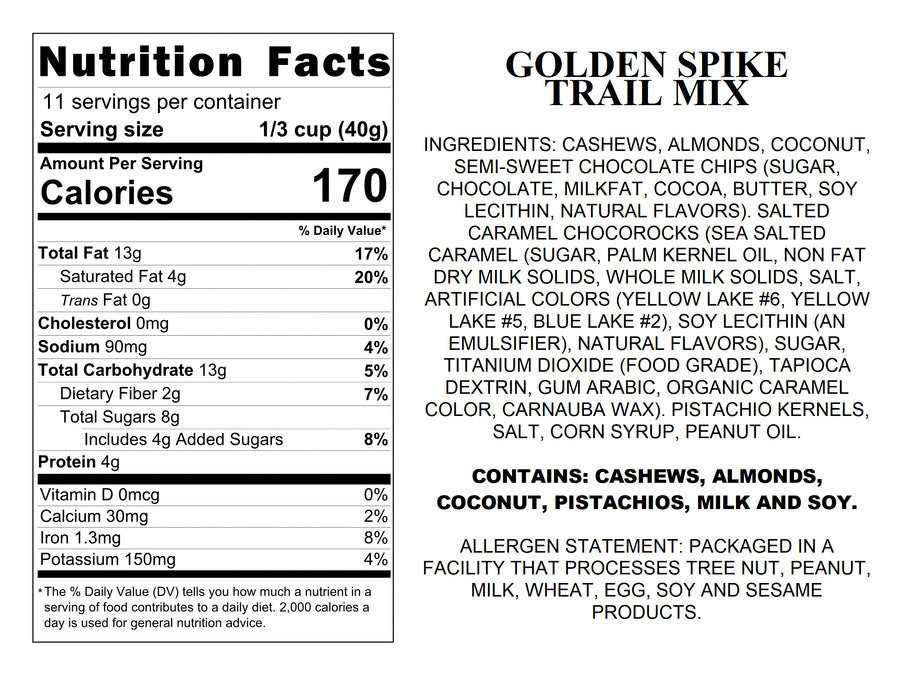 Golden Spike Trail Mix