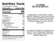 Gummi Peach Rings