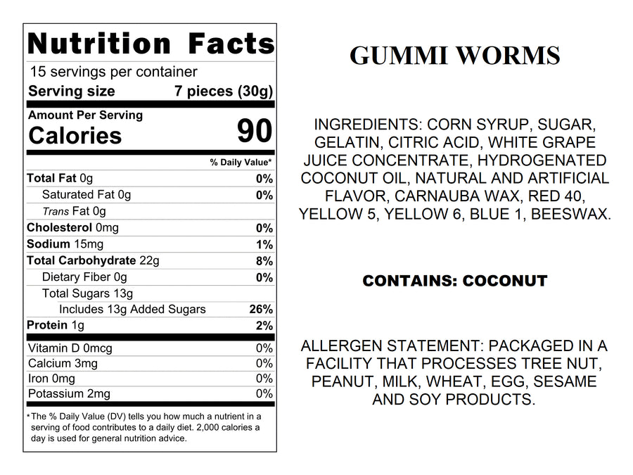 Gummi Worm Varieties
