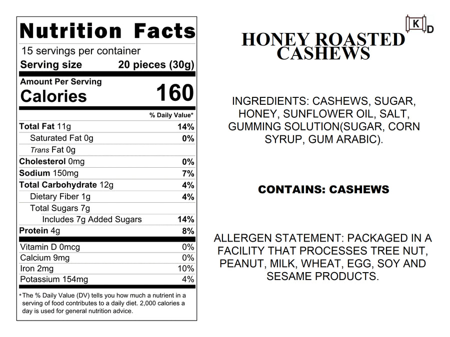 Honey Roasted Cashews