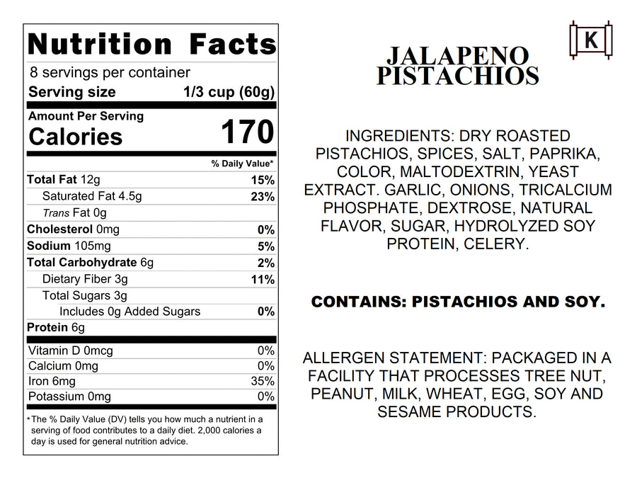 Jalapeno Pistachios