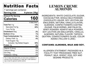 Lemon Creme Almonds