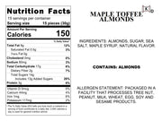 Maple Toffee Almonds