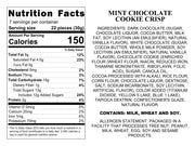 Mint Chocolate Cookie Crisps