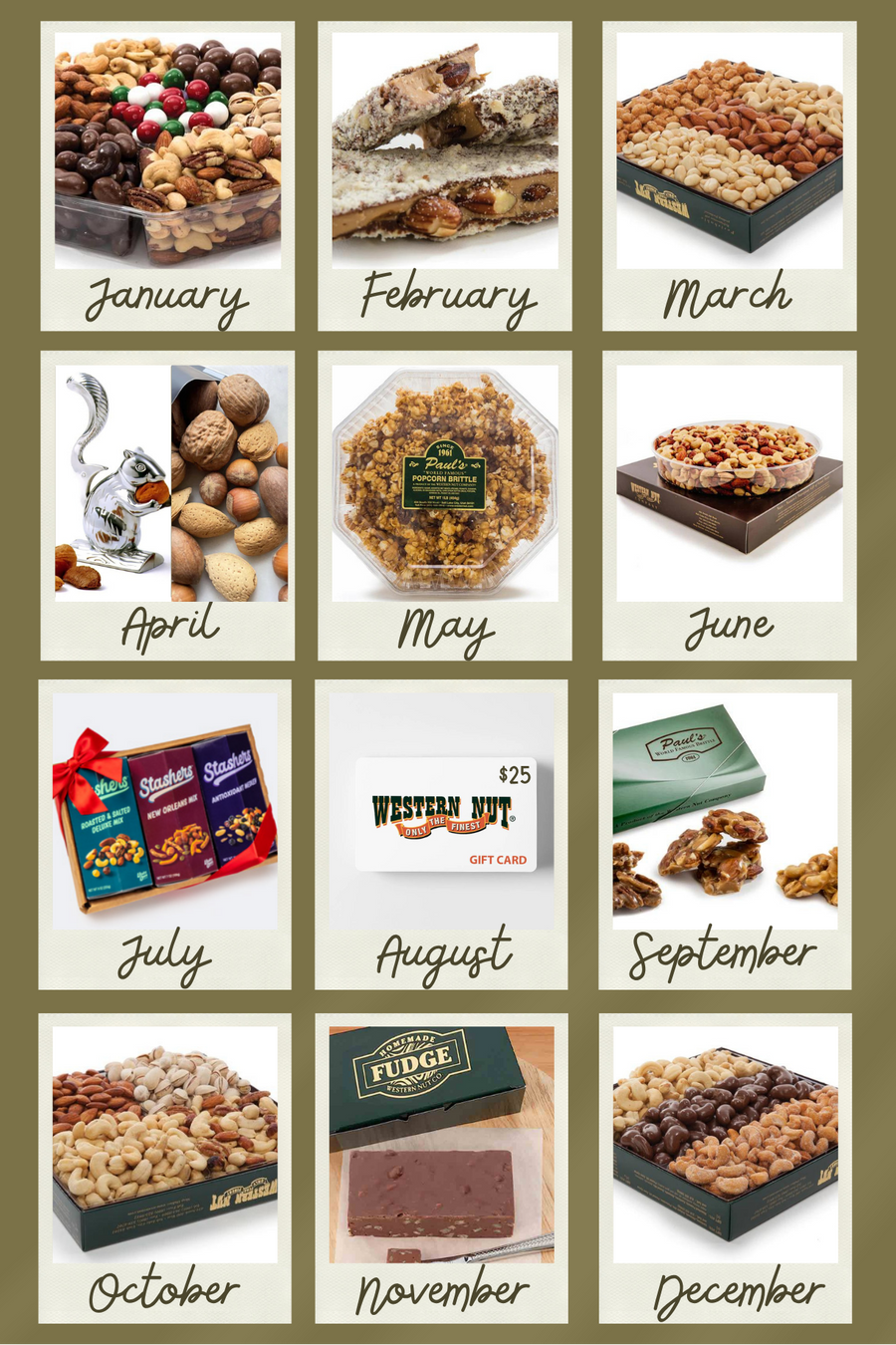Exclusive Nut of the Month Club