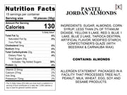Pastel Jordan Almonds
