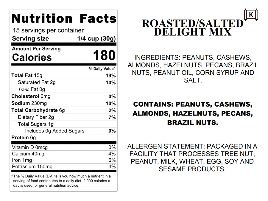 Roasted/Salted Delight Mix