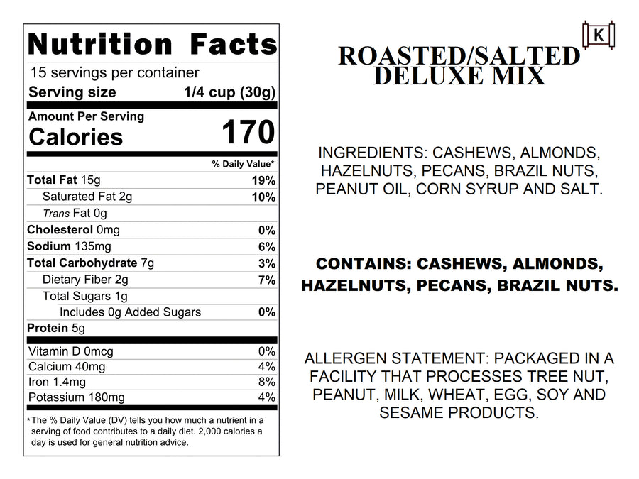 Roasted/Salted Deluxe Mix