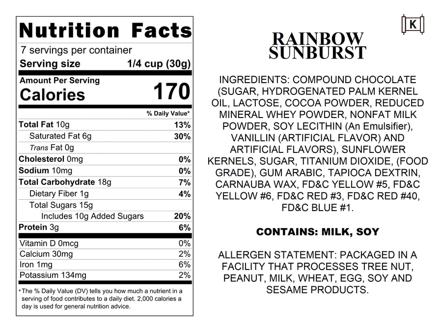 1lb Sunbursts (Chocolate Sunflower Seeds)