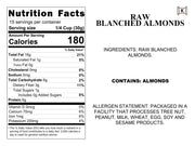 Raw Blanched Almonds