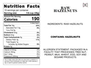 Raw Hazelnuts