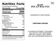 Raw Pecan Halves