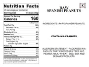 Raw Spanish Peanuts