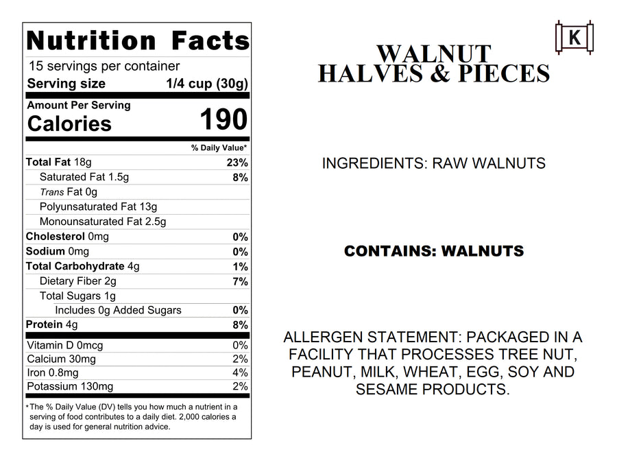 Walnut Halves & Pieces
