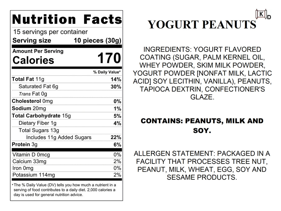 Yogurt Peanuts