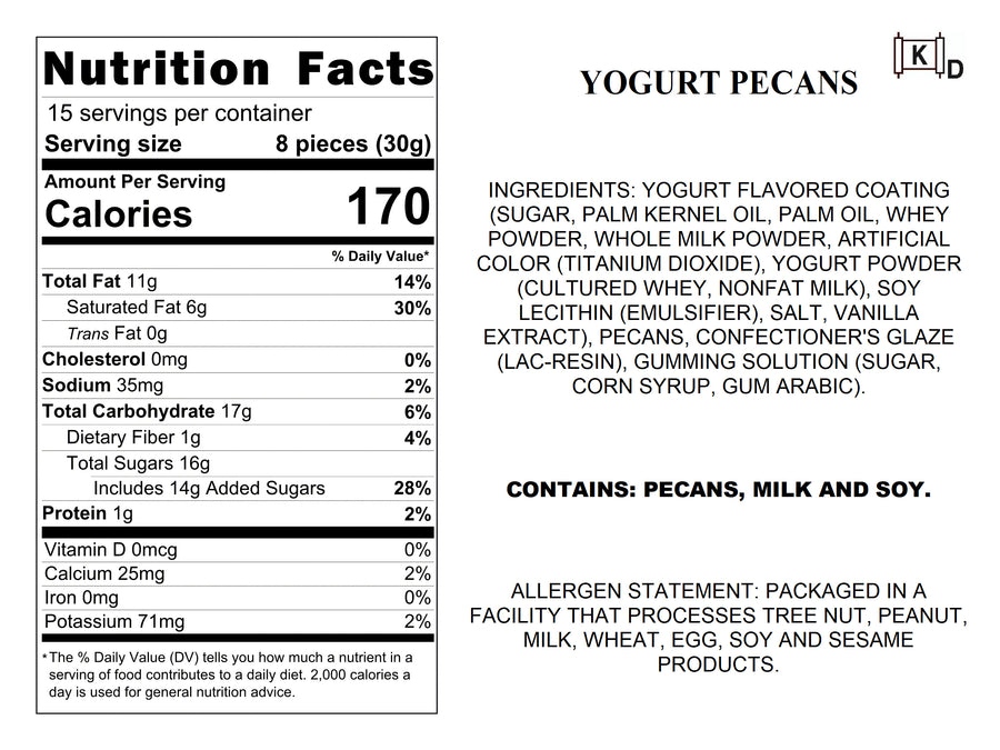 Yogurt Pecans
