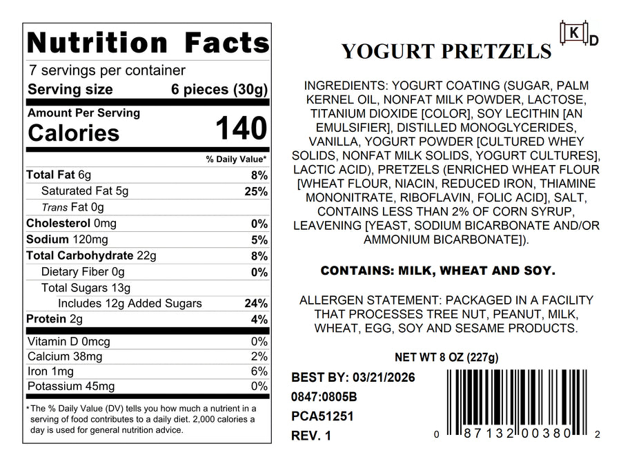Yogurt Pretzels