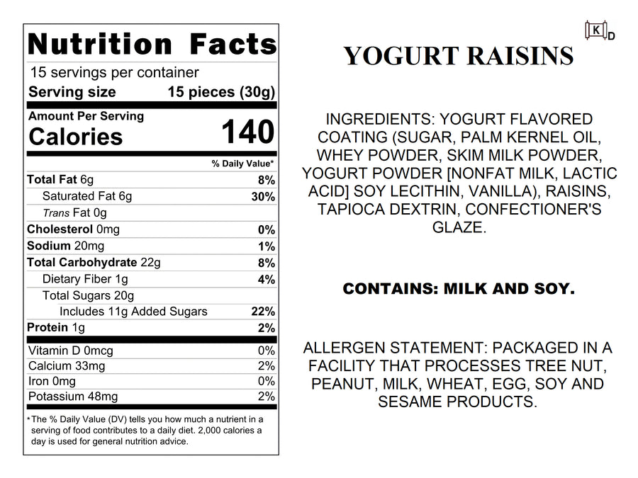 Yogurt Raisins