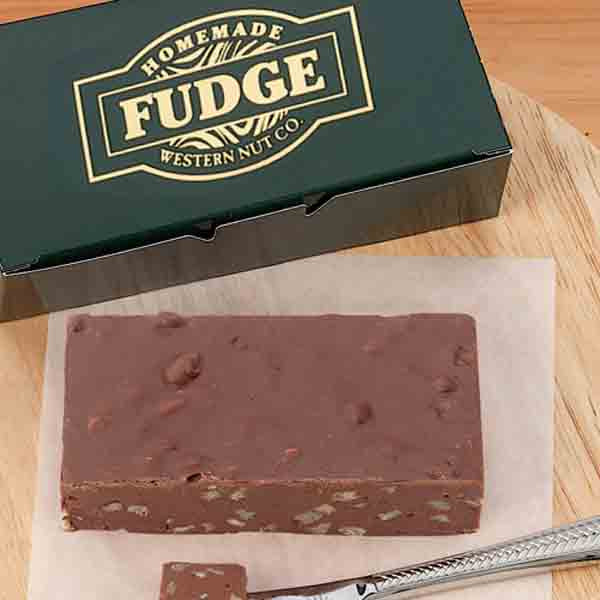 1lb Box of Chocolate Nut Fudge