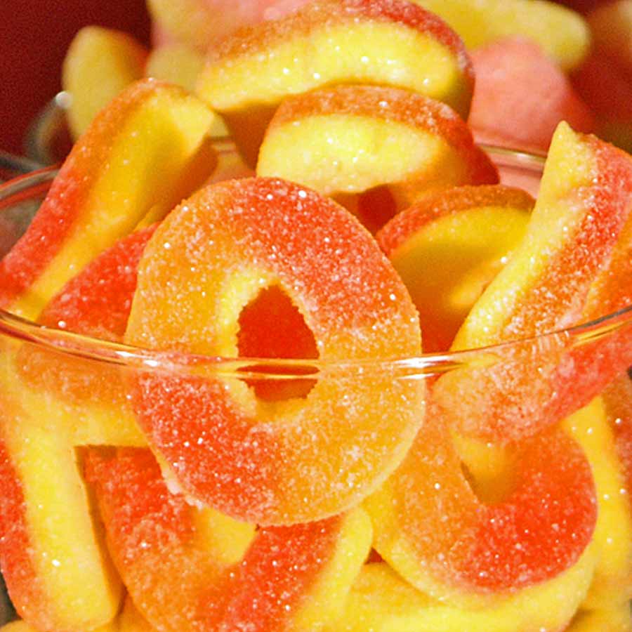 Gummi Peach Rings